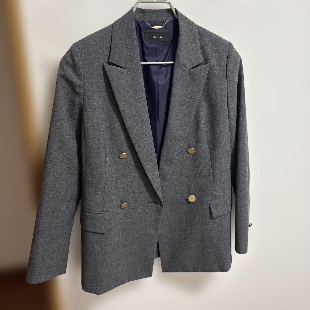 allureville グレー テーラードジャケット