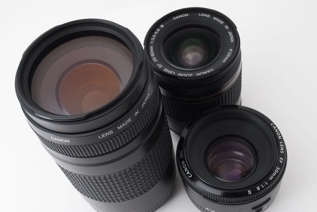 【保証付】Canon EOS 5D Mark IV標準&望遠&単焦点セット