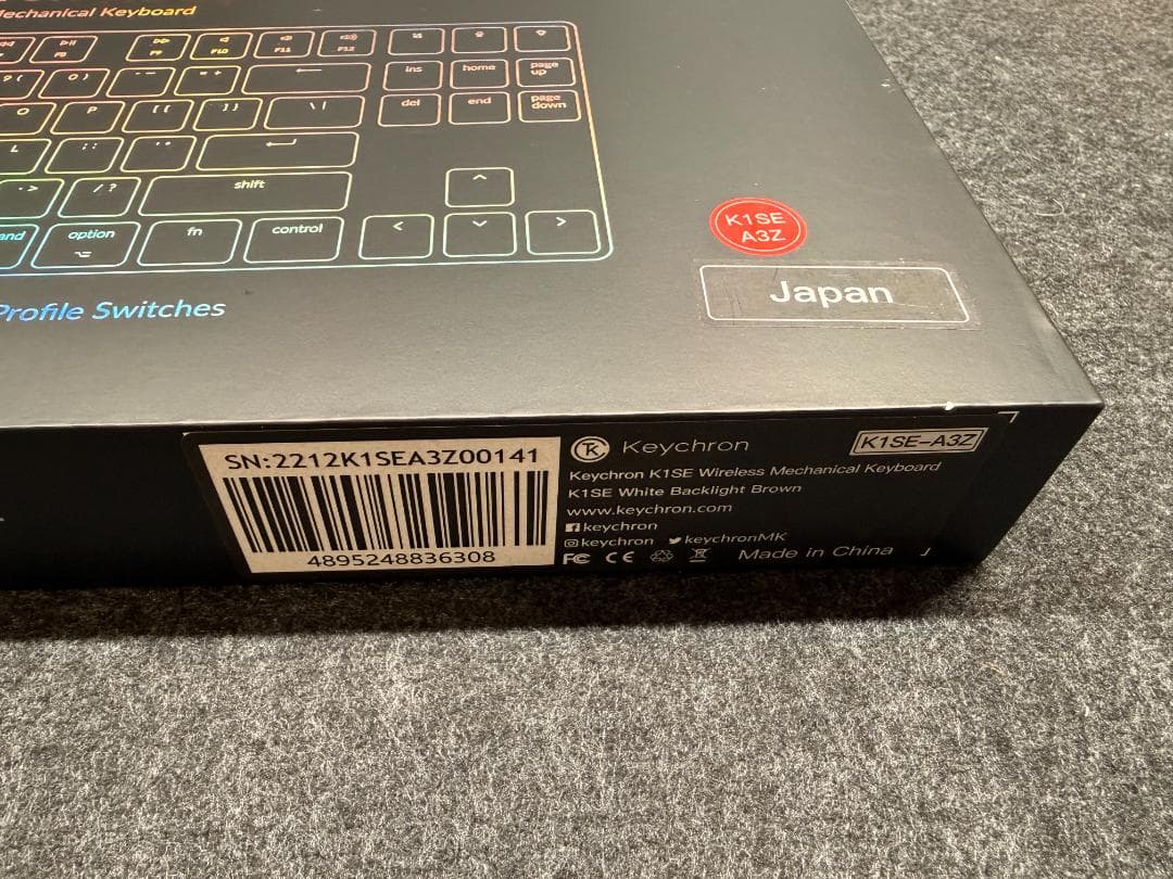 Keychron K1 SE White ホワイト US配列 英語配列 茶軸