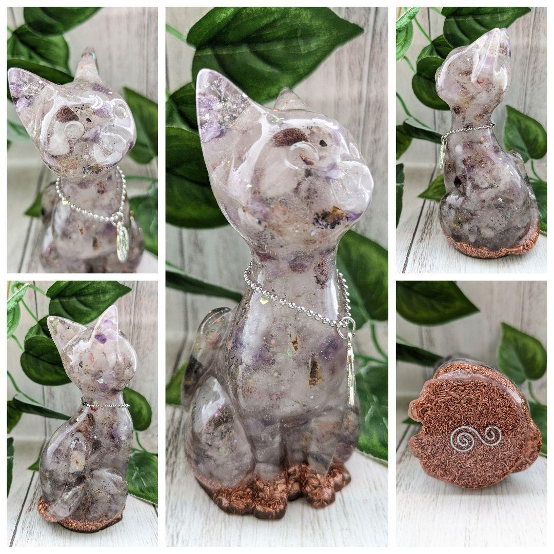 【やま】スーパーセブンのねこちゃん形オルゴナイト☆他８点