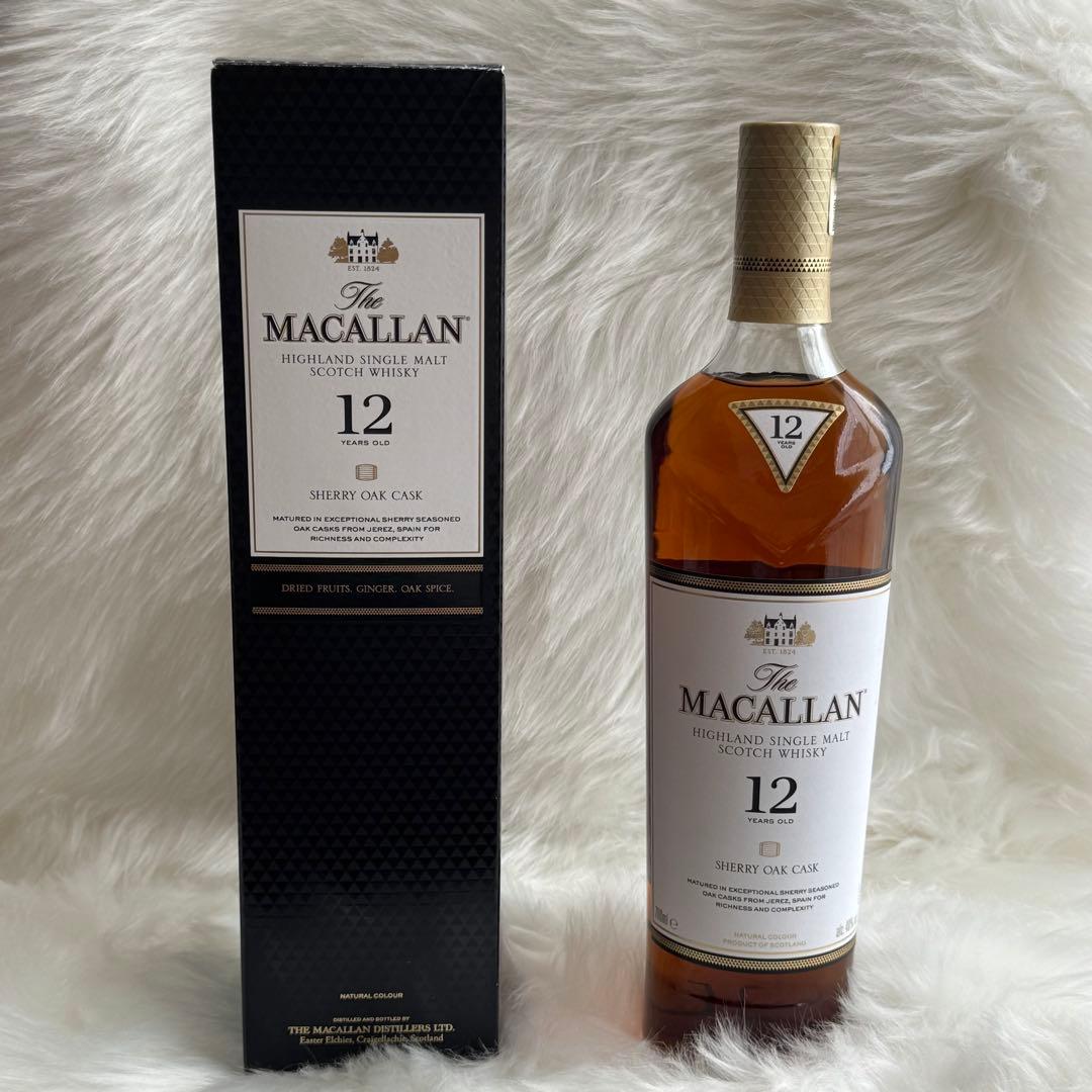 The MACALLAN マッカラン12年 品薄 シェリーオーク箱付き 未開栓