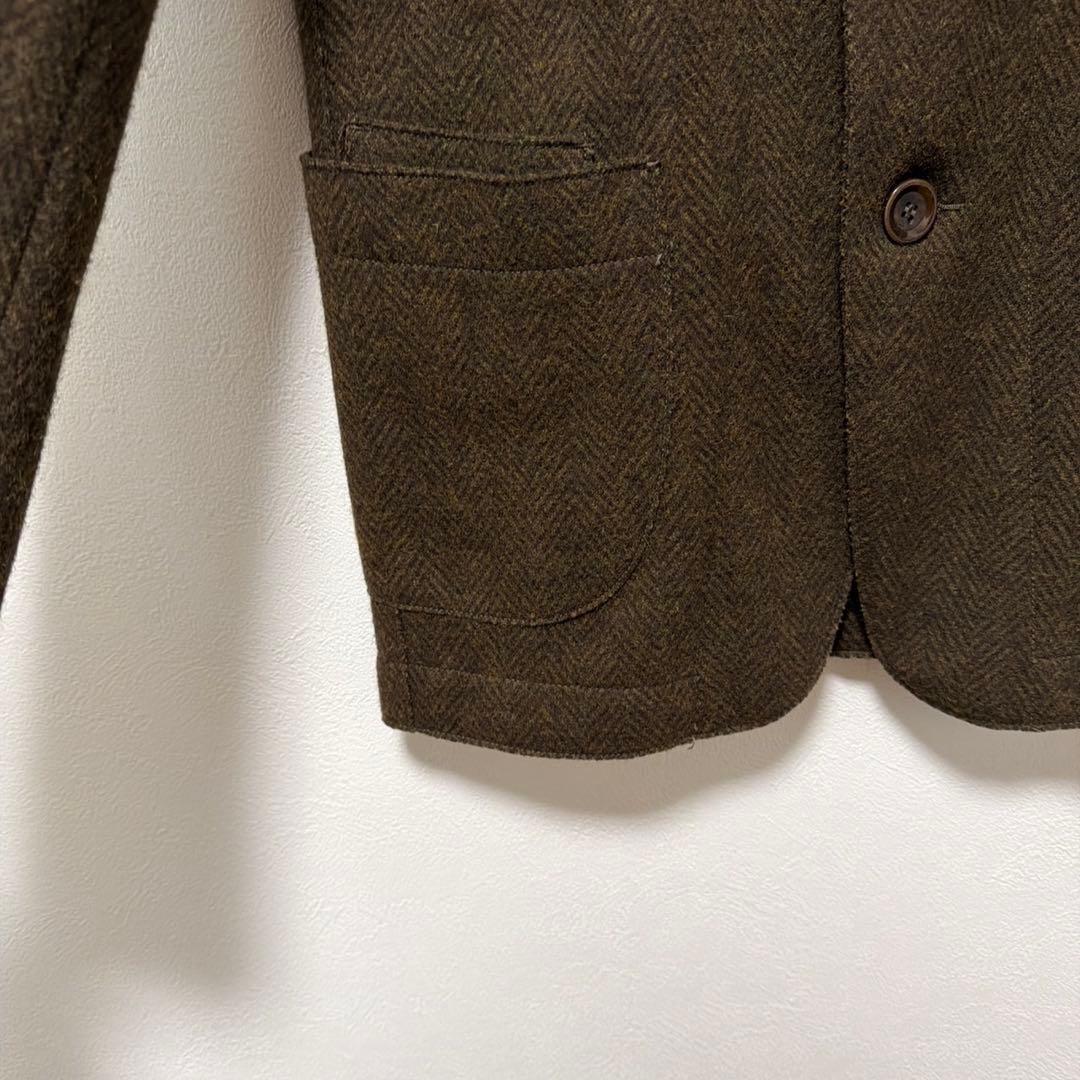 45R ジャージフラノの四角ジャケット