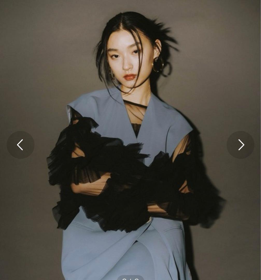 み*ね様 ☆ANDRESD ☆フリルデザイン パーティードレス