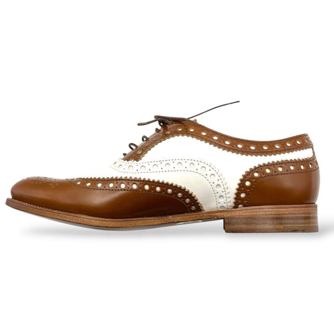極美品 チャーチ BURWOOD 3W バイカラー ウィングチップ 22.5cm