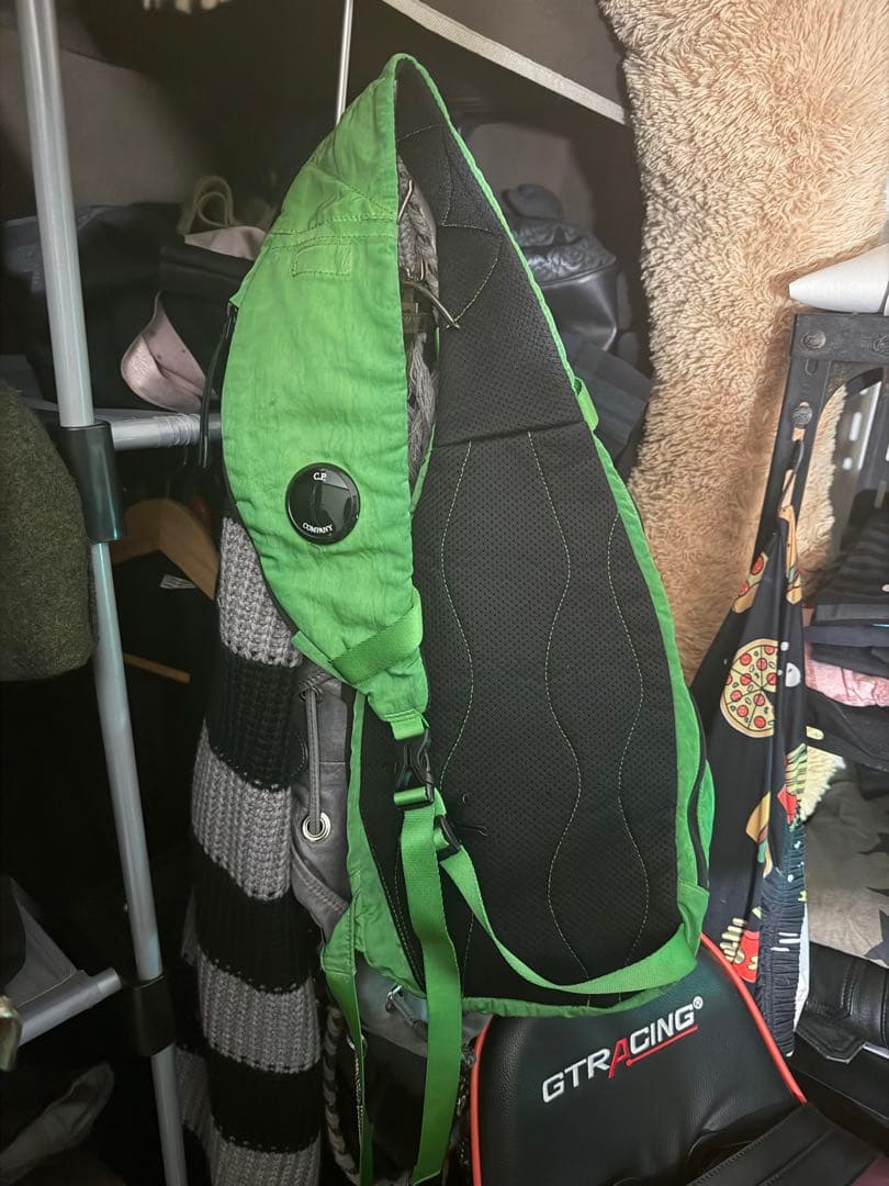 CPcompany あおば着用 クロスボディショルダーバッグ グリーン