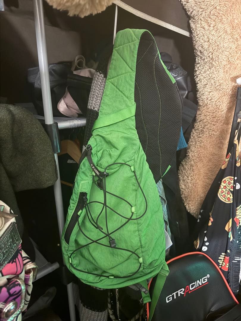 CPcompany あおば着用 クロスボディショルダーバッグ グリーン