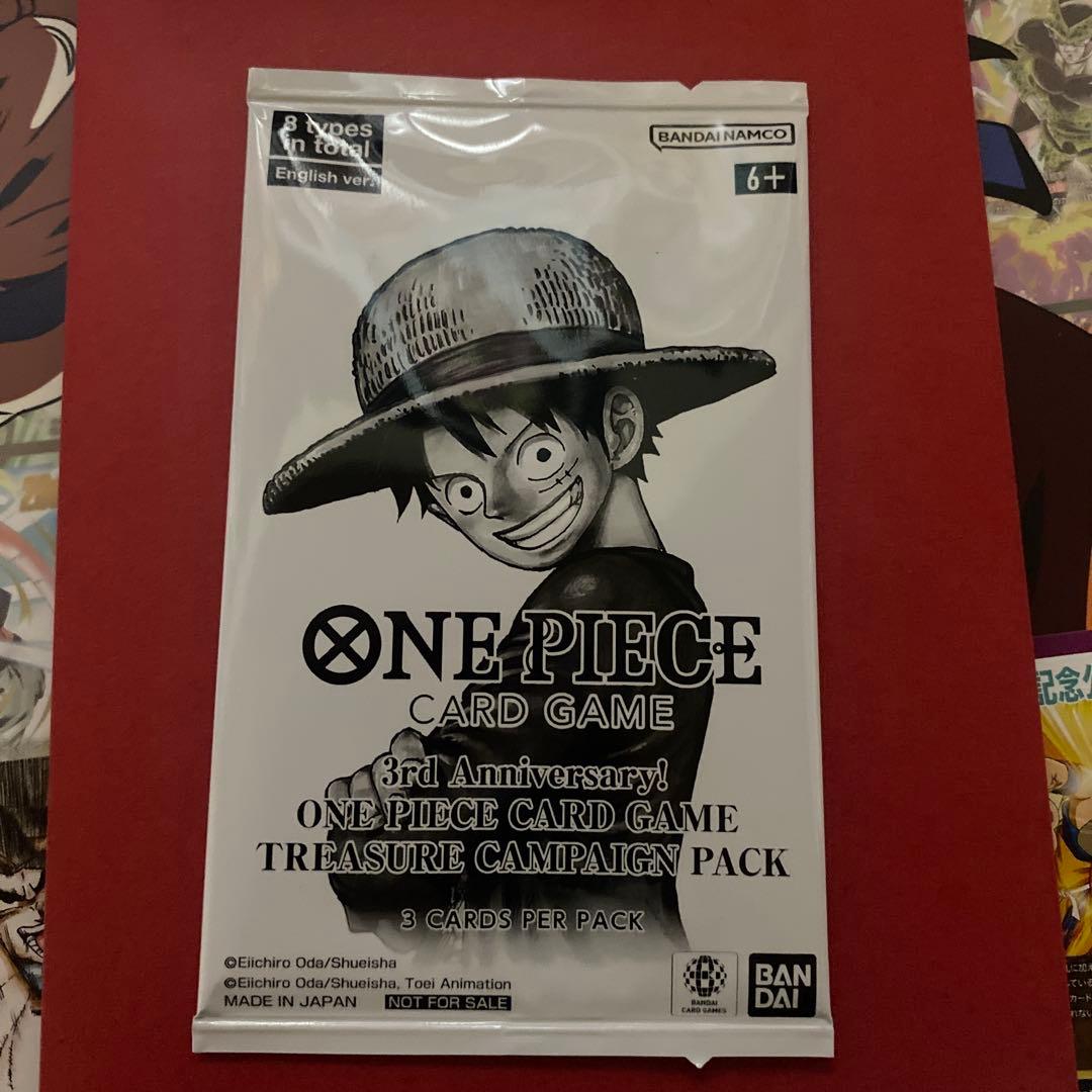 プロモ　ワンピース3周年 TREASURE PACK （トレジャーパック）