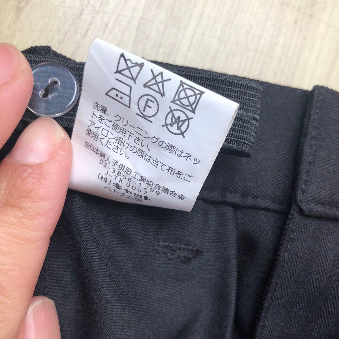 黒　男の子　スーツ130