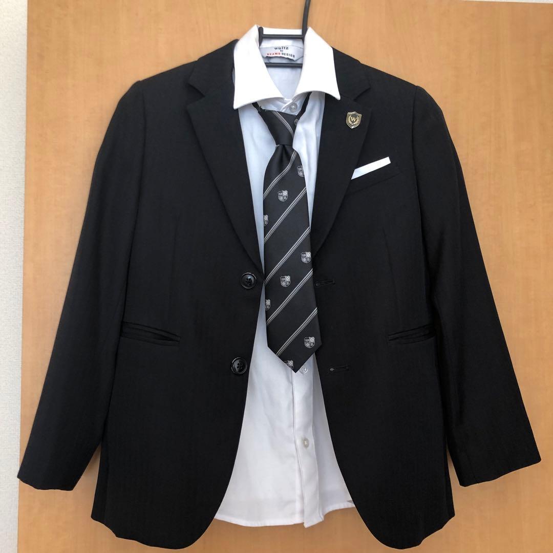 黒　男の子　スーツ130