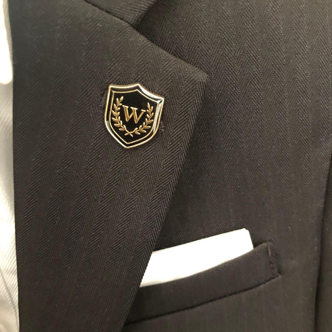 黒　男の子　スーツ130