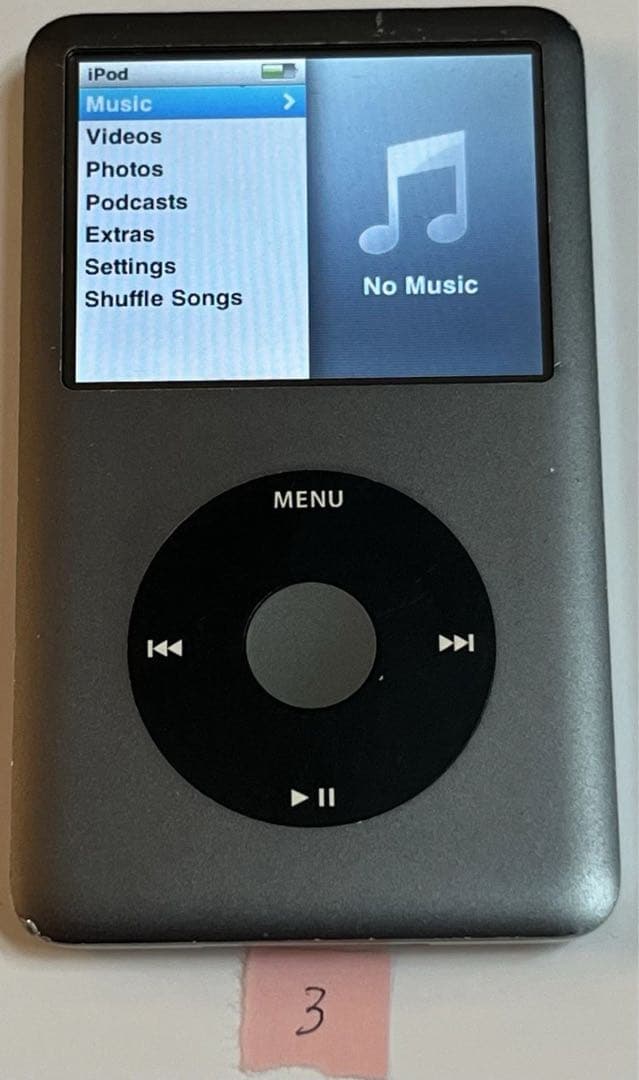 【動作確認済】 iPod classic A1238 120GB 第6世代