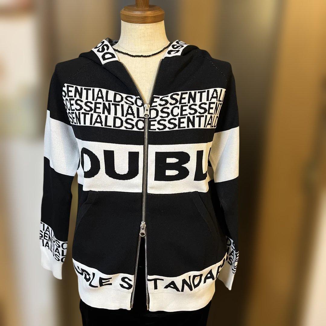 美品ダブルスタンダードクロージングダブルジップカーディガン