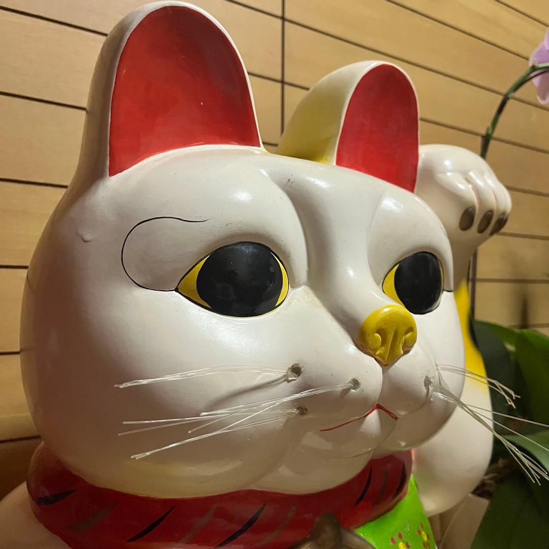 ひでみさん:招き猫　貯金箱　超特大　58cm
