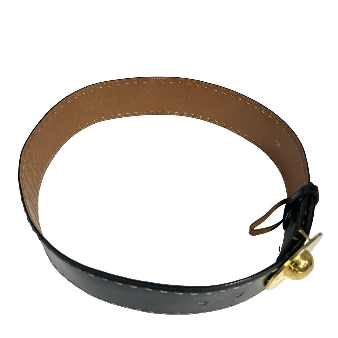 【 激レア☆ 】 セリーヌ　スターボール　バックル　ゴールド　レザー　ベルト