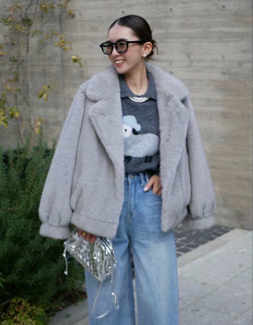 BeBeoD新作ファーコートElegant tailored fur coat