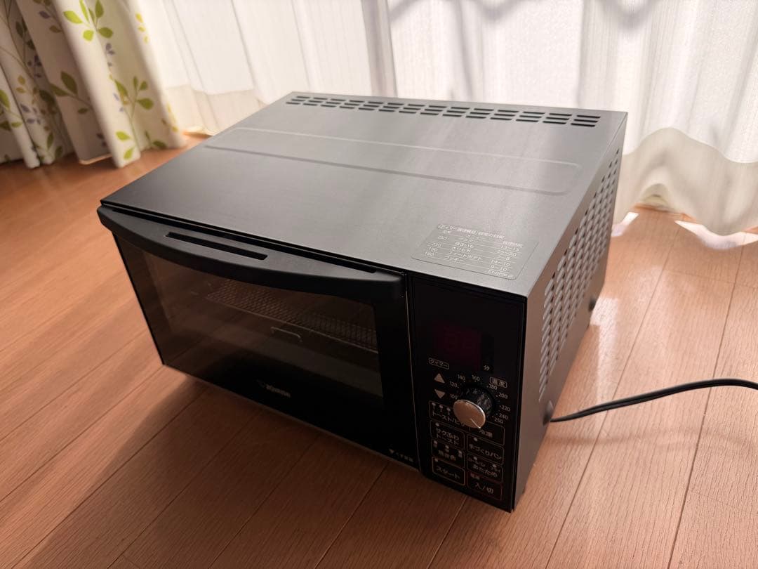 オーブントースター　象印　ブラック トースター メッシュトレイ付きET-GP30