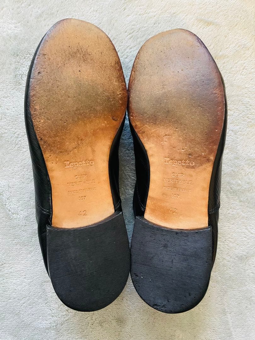 Repetto ZIZI 黒 レザー ドレスシューズ