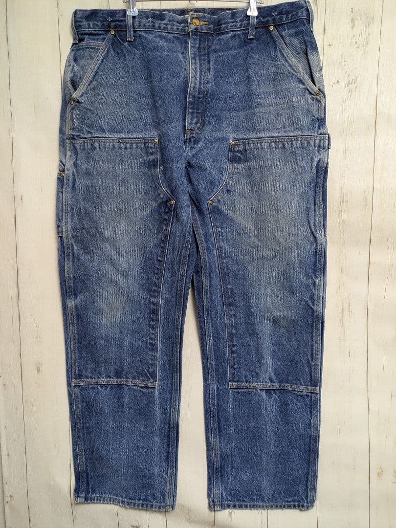 Carhartt ダブルニー デニム ペインターパンツ w40 c18