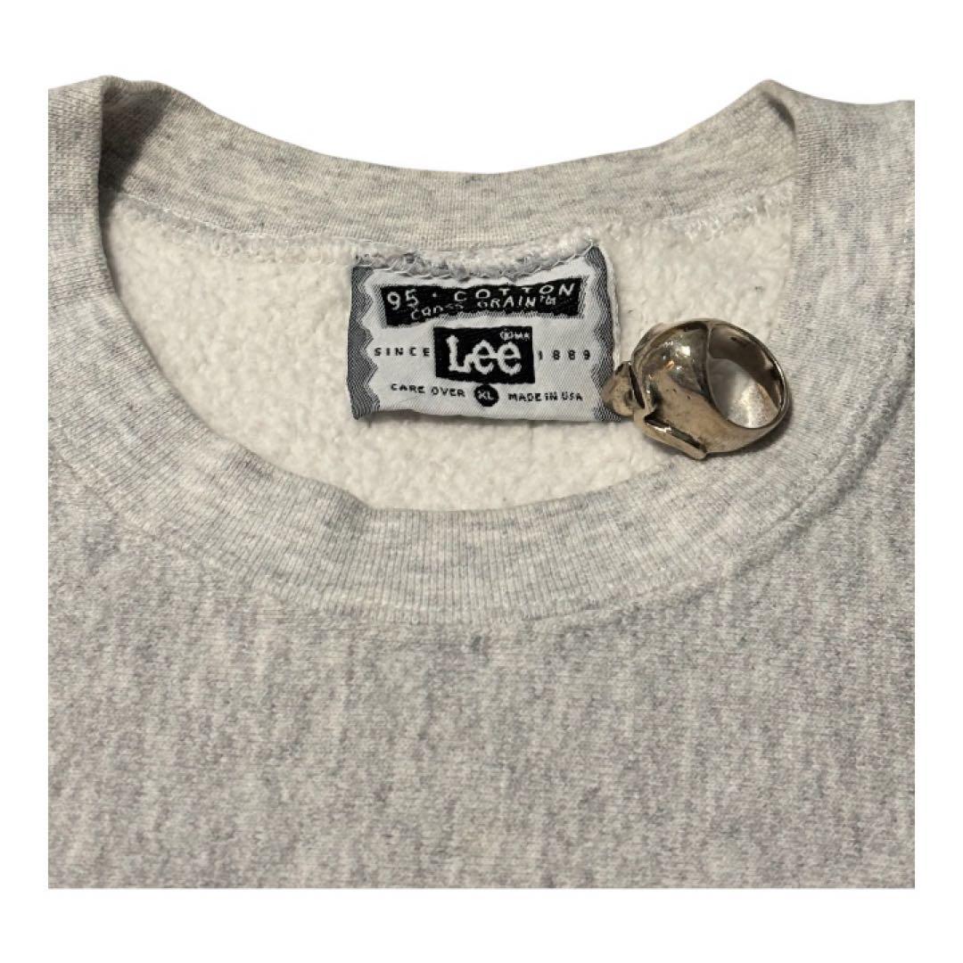 90s USA製 Lee CROSS GRAIN 3段プリント リバースウィーブ