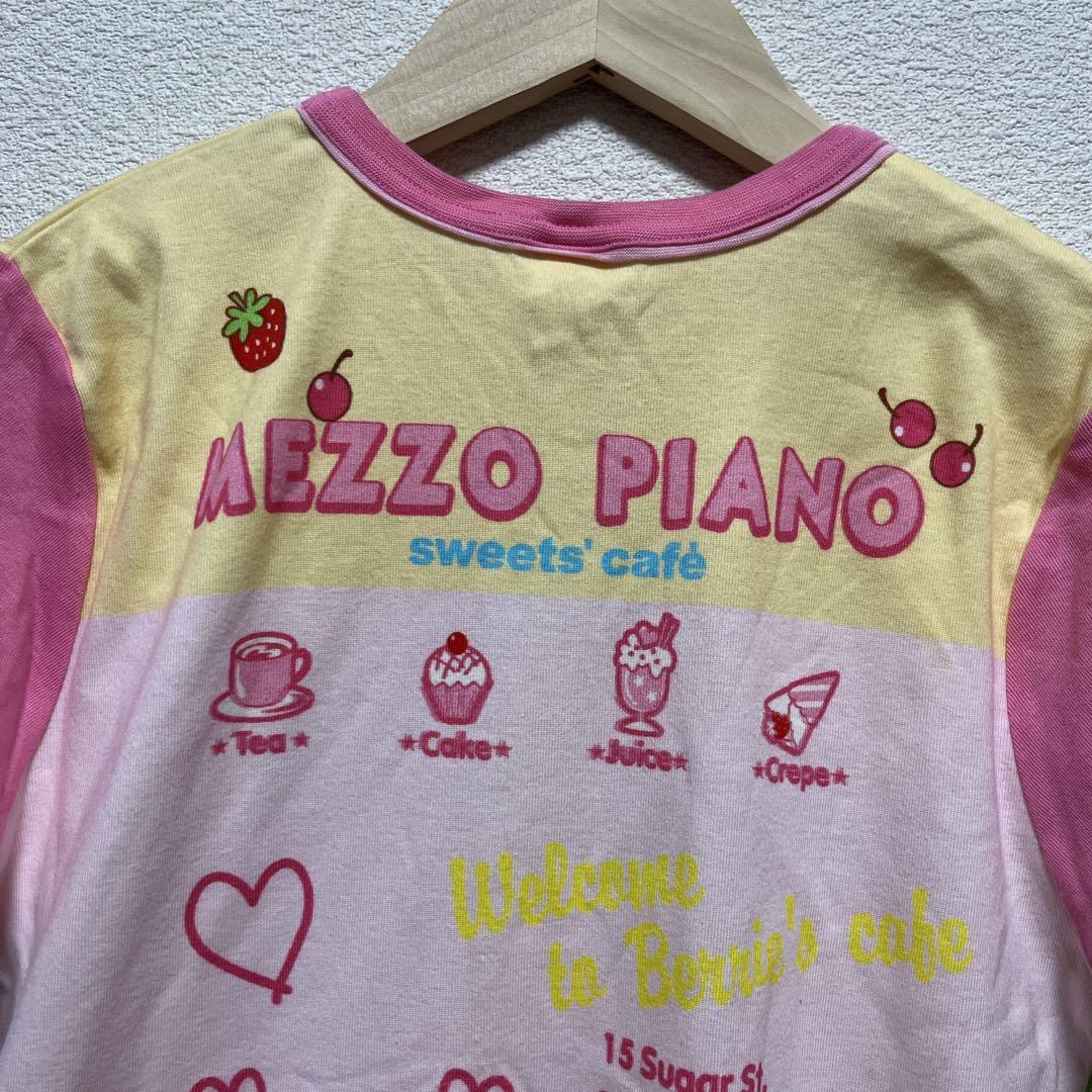 新品タグ付　メゾピアノ　mezzopiano　平成レトロ　Tシャツ　160