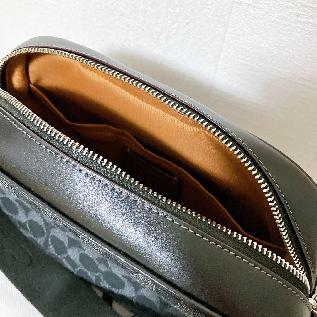 COACH コーチ モノグラム ショルダーバッグ ブラック 黒 【美品】 1点