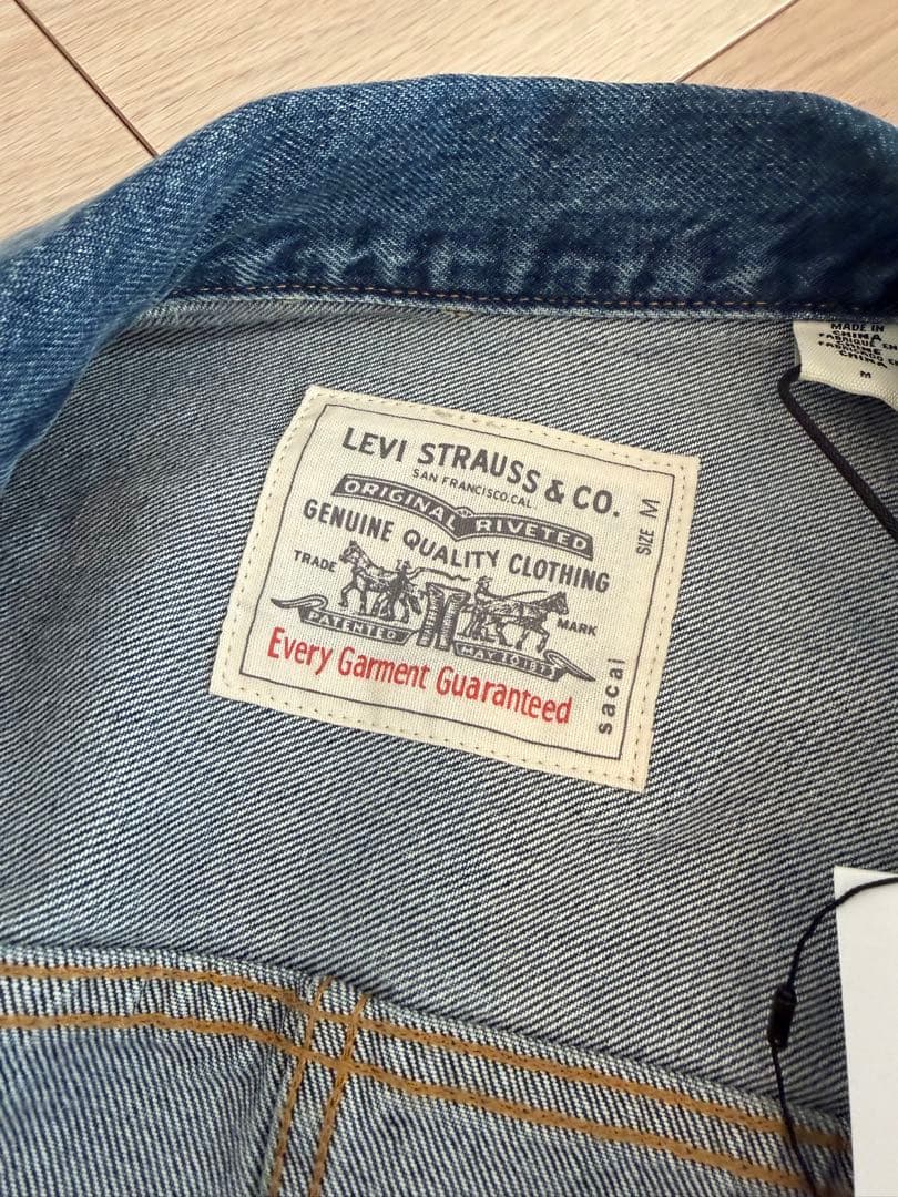 sacai x levis メンズ デニムジャケット size 2/M