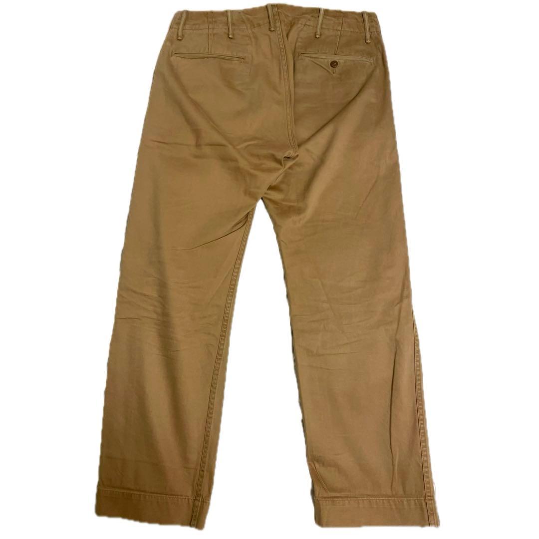 希少 RRL 45カーキ チノusarmy ヴィンテージ ラルフローレン