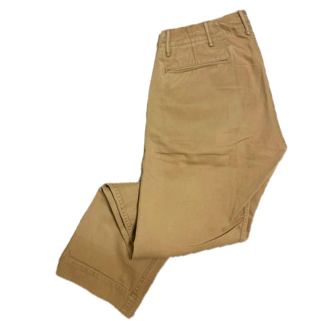 希少 RRL 45カーキ チノusarmy ヴィンテージ ラルフローレン