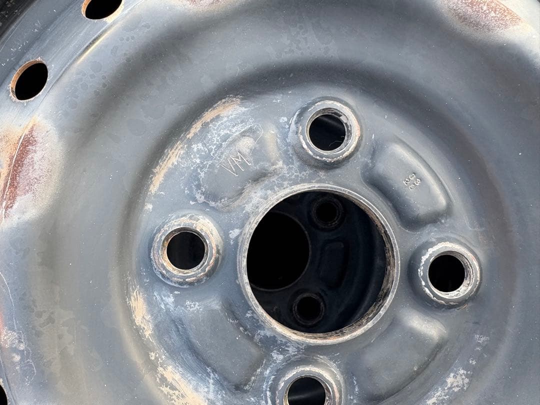 スズキ純正13インチスチールホイール/サマータイヤ4本セット