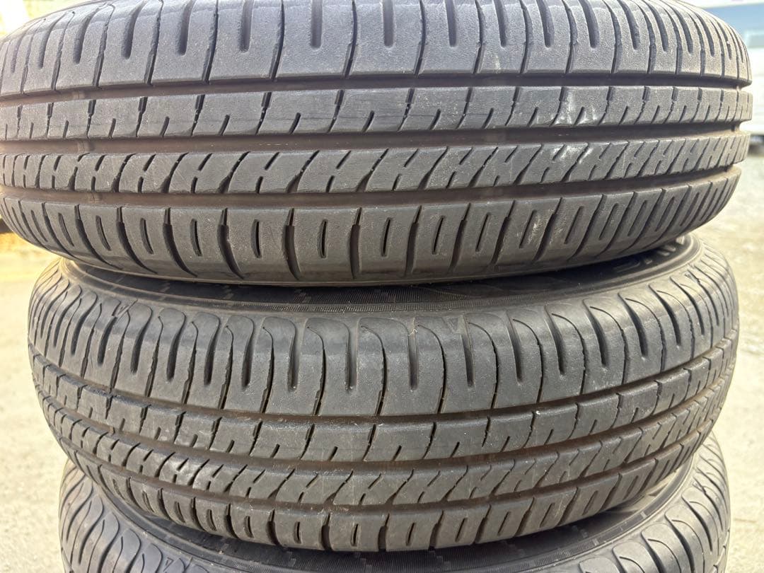 スズキ純正13インチスチールホイール/サマータイヤ4本セット