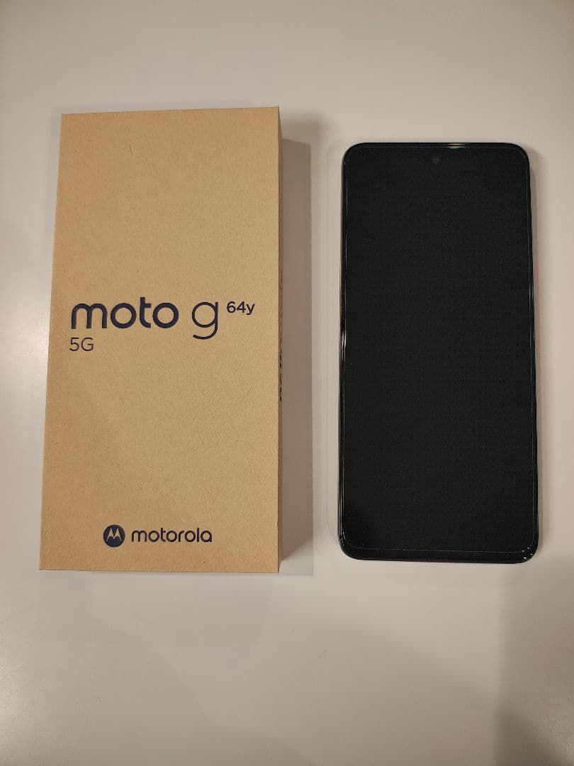 moto g 64y 5G バニラクリーム ガラスフィルム貼付け ケース付き