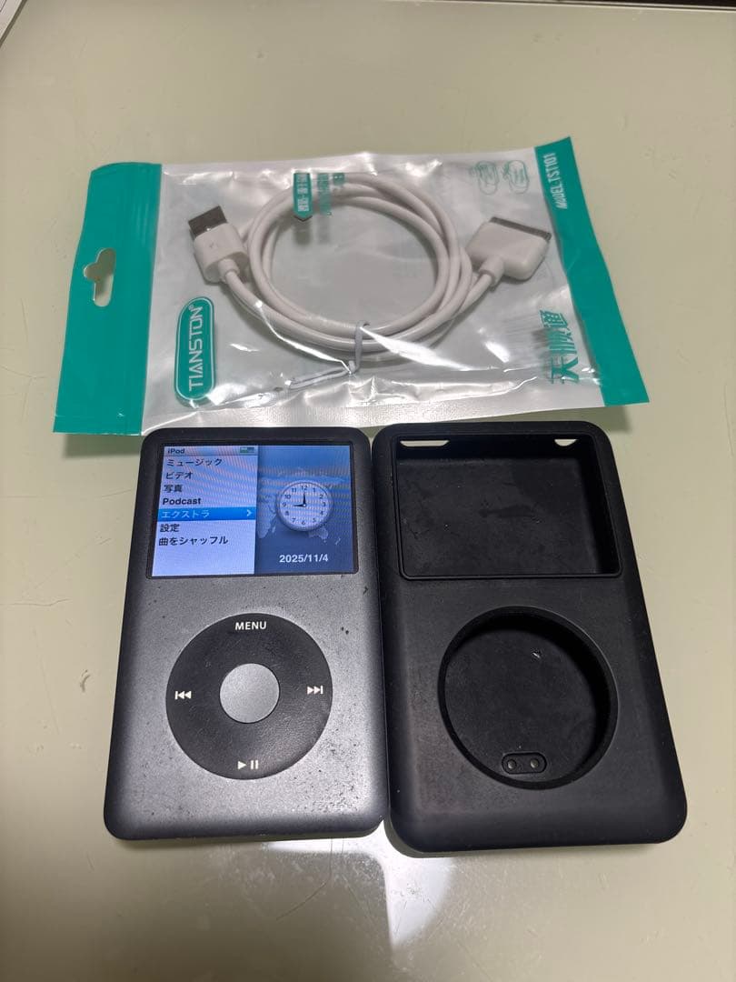 iPod Classic ブラック　120GB USBケーブル付き