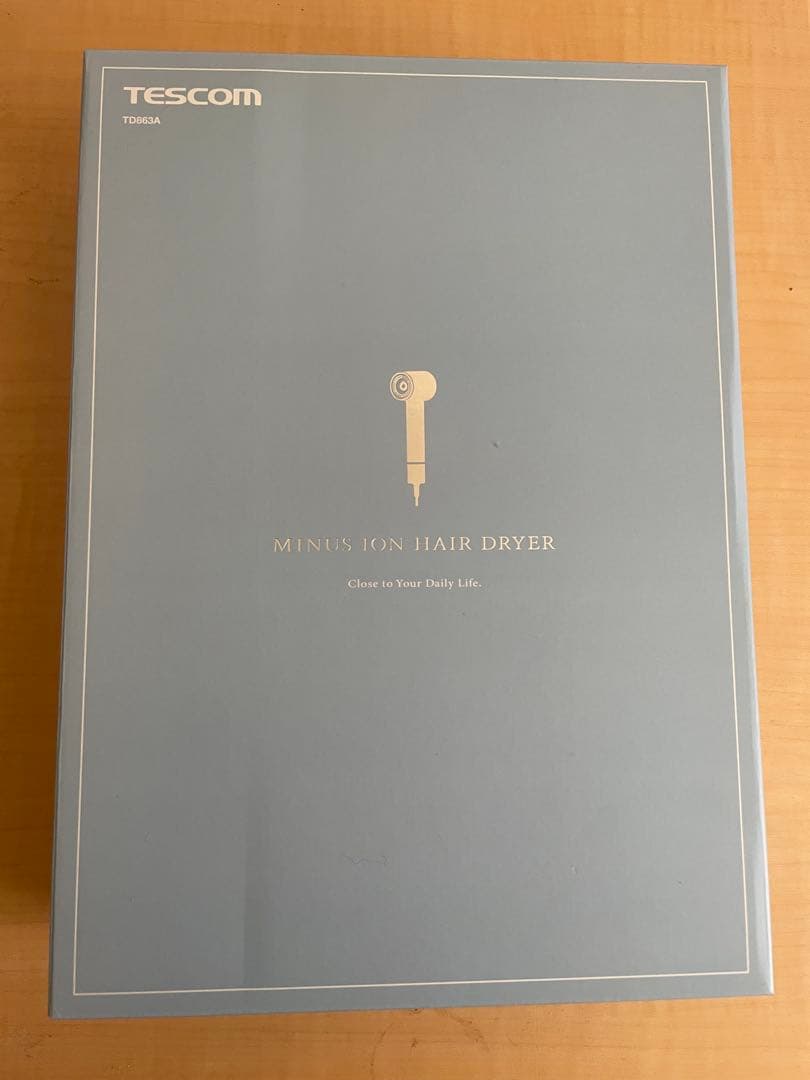 【未使用品】TESCOM マイナスイオンヘアドライヤー TD863A