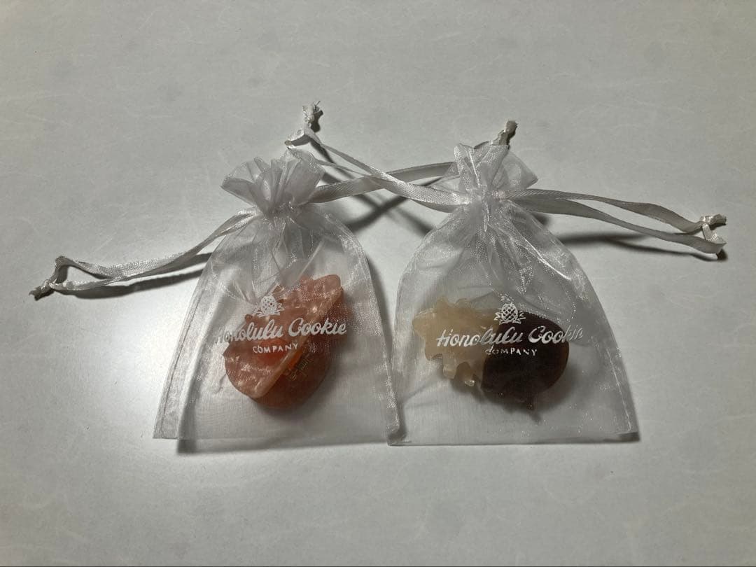 yu　ホノルルクッキー　ヘアクリップ　2個セット　新品未使用