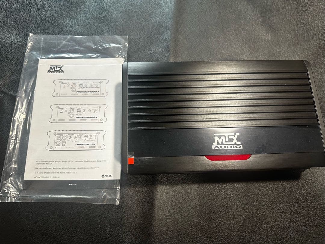 MTX Audio THUNDER75.4 75W×4chパワーアンプ