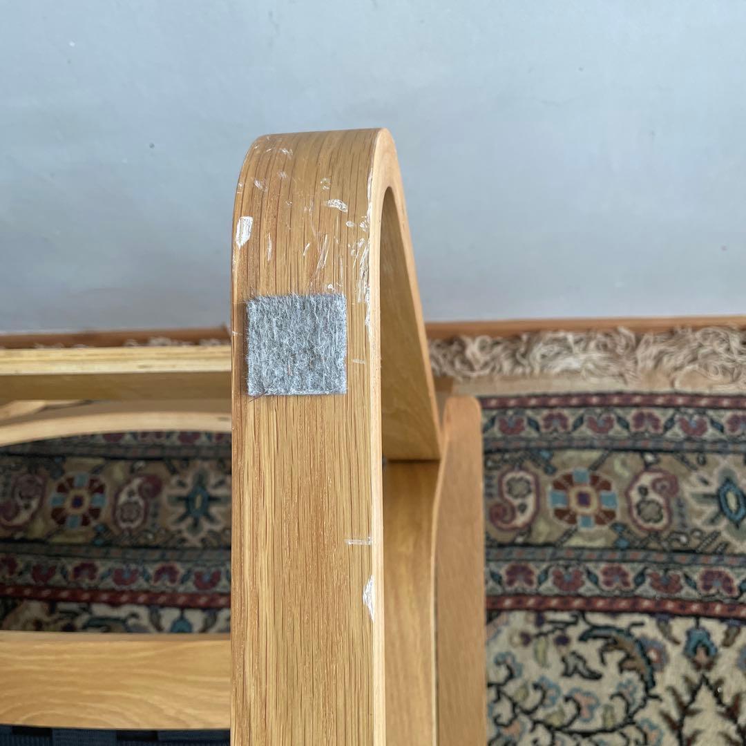 無印良品　リビングでもダイニングでもつかえるソファチェア・オーク材①