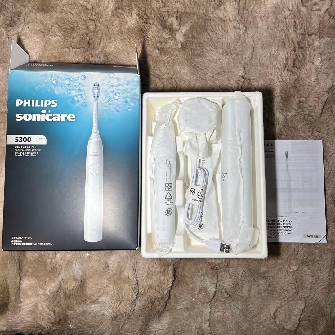 PHILIPS電動歯ブラシ 5300シリーズHX7108/09