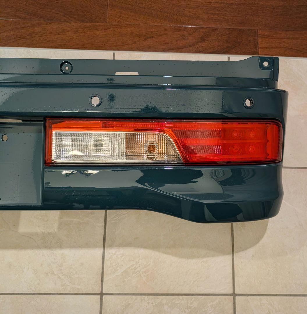 新車外し　スズキエブリワゴン　マツダスクラムワゴン　リアバンパー　デニムブルー