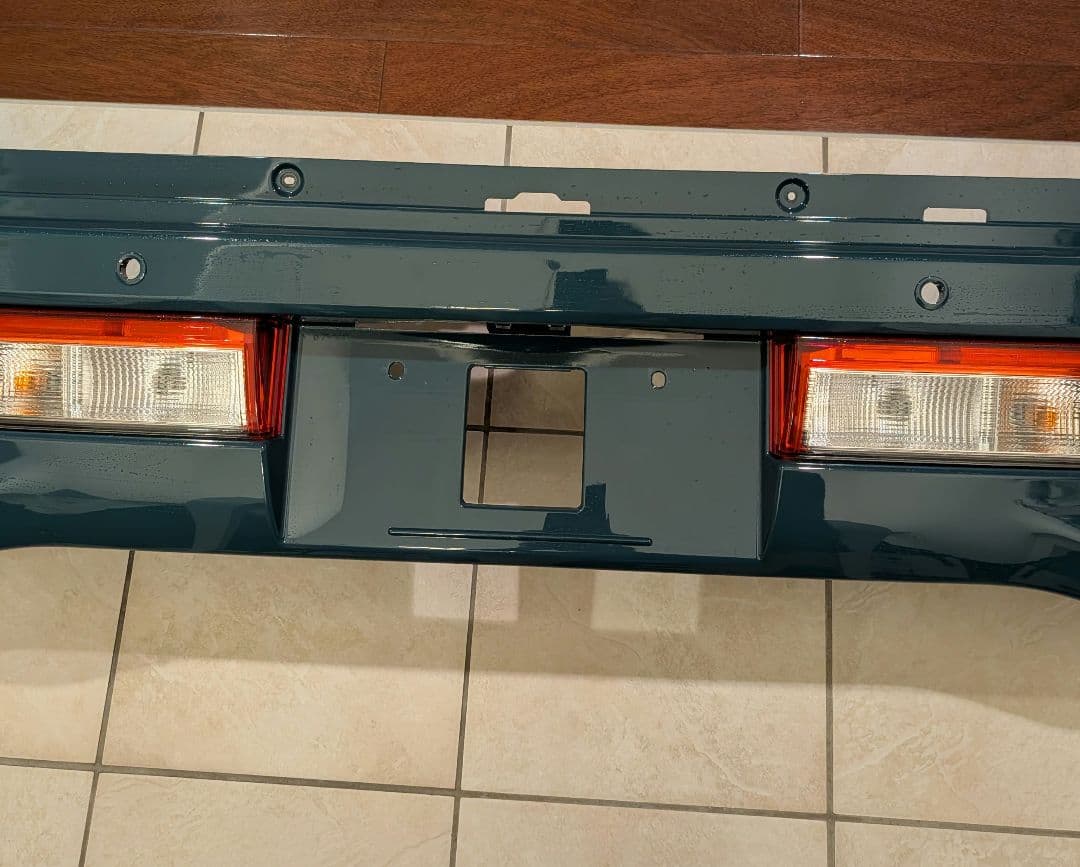 新車外し　スズキエブリワゴン　マツダスクラムワゴン　リアバンパー　デニムブルー