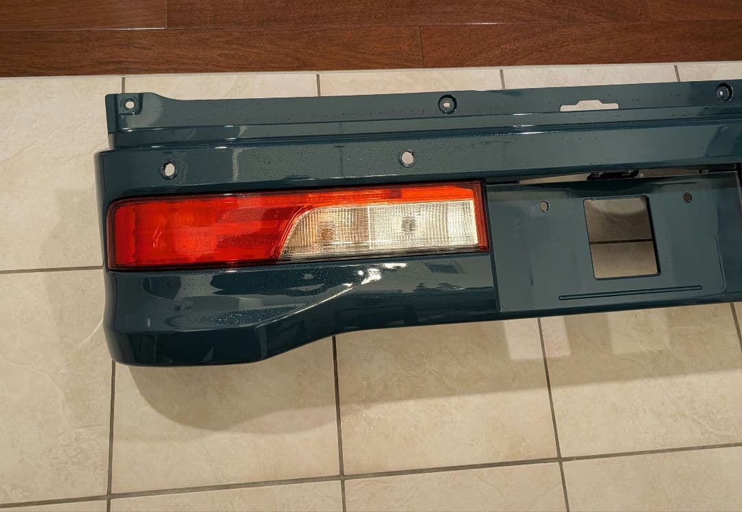 新車外し　スズキエブリワゴン　マツダスクラムワゴン　リアバンパー　デニムブルー
