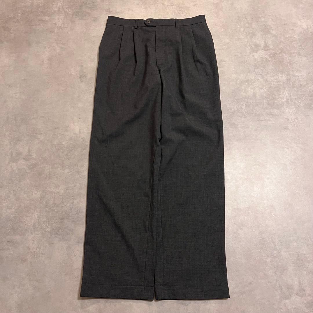 パンツ LAUREN RALPH LAUREN two tuck wool slacks