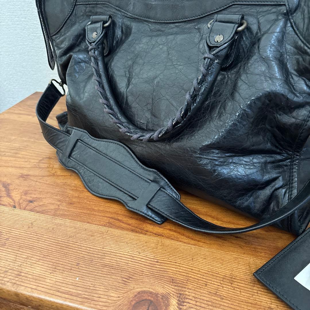 バレンシアガ　シティ　ブラック