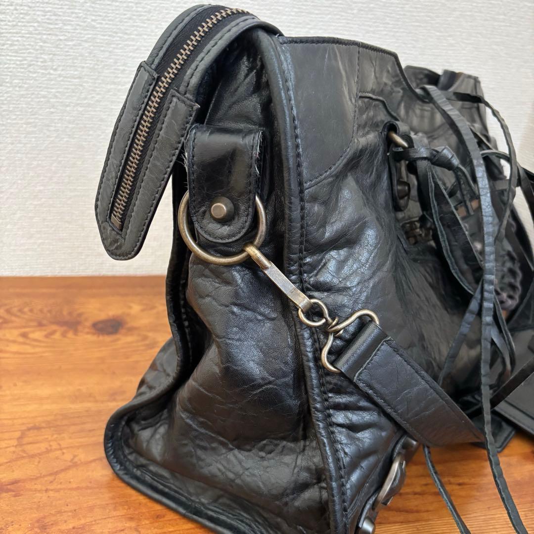 バレンシアガ　シティ　ブラック