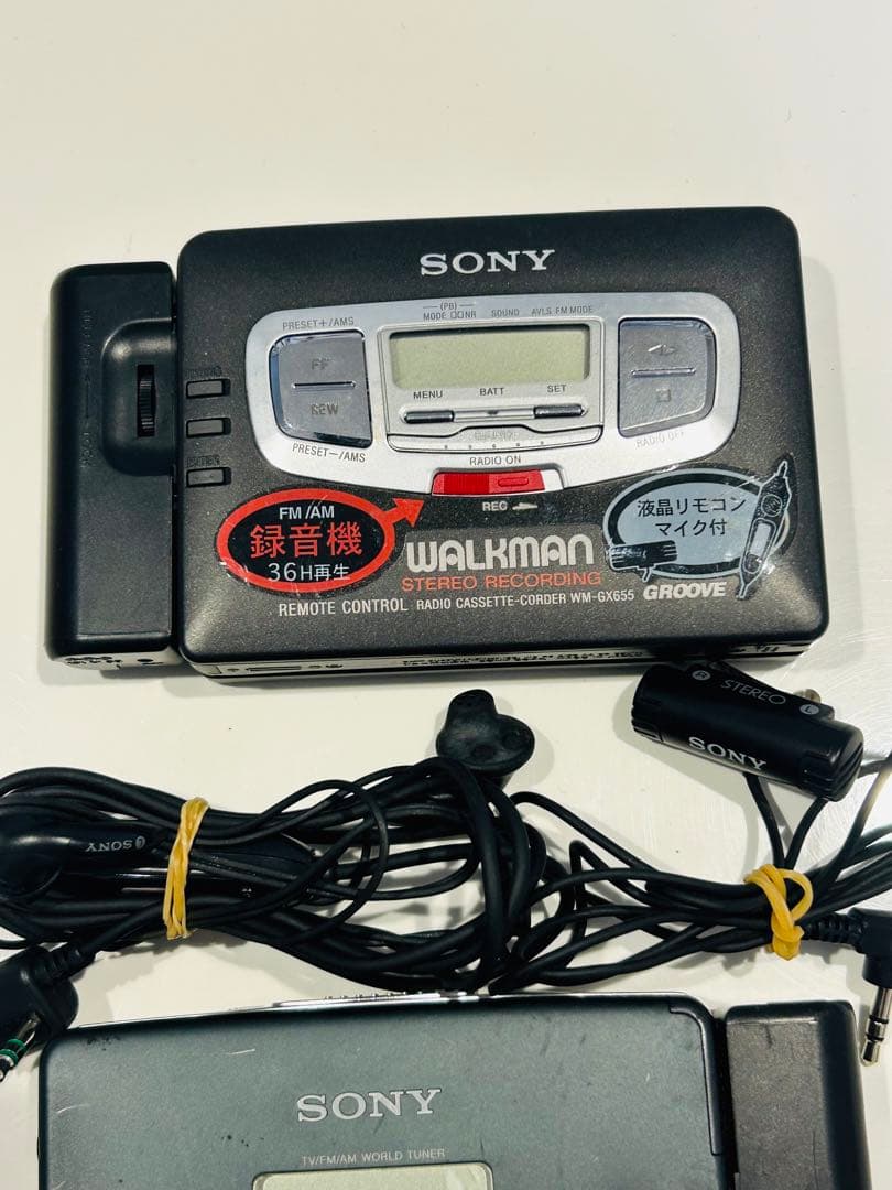 Sony Walkman 2台 WM-GX655&WM-FX811