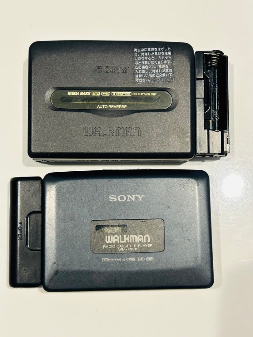 Sony Walkman 2台 WM-GX655&WM-FX811