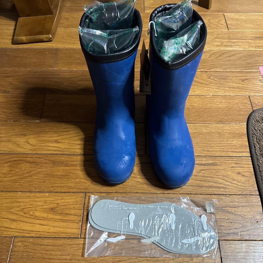 BLAX 青 長靴 27.0 EE 高性能インナーキルティング