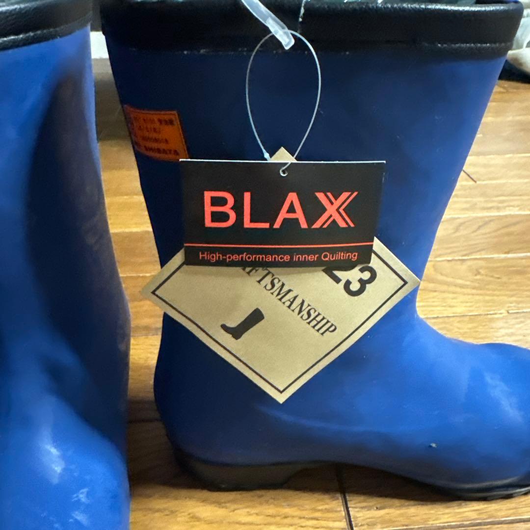 BLAX 青 長靴 27.0 EE 高性能インナーキルティング