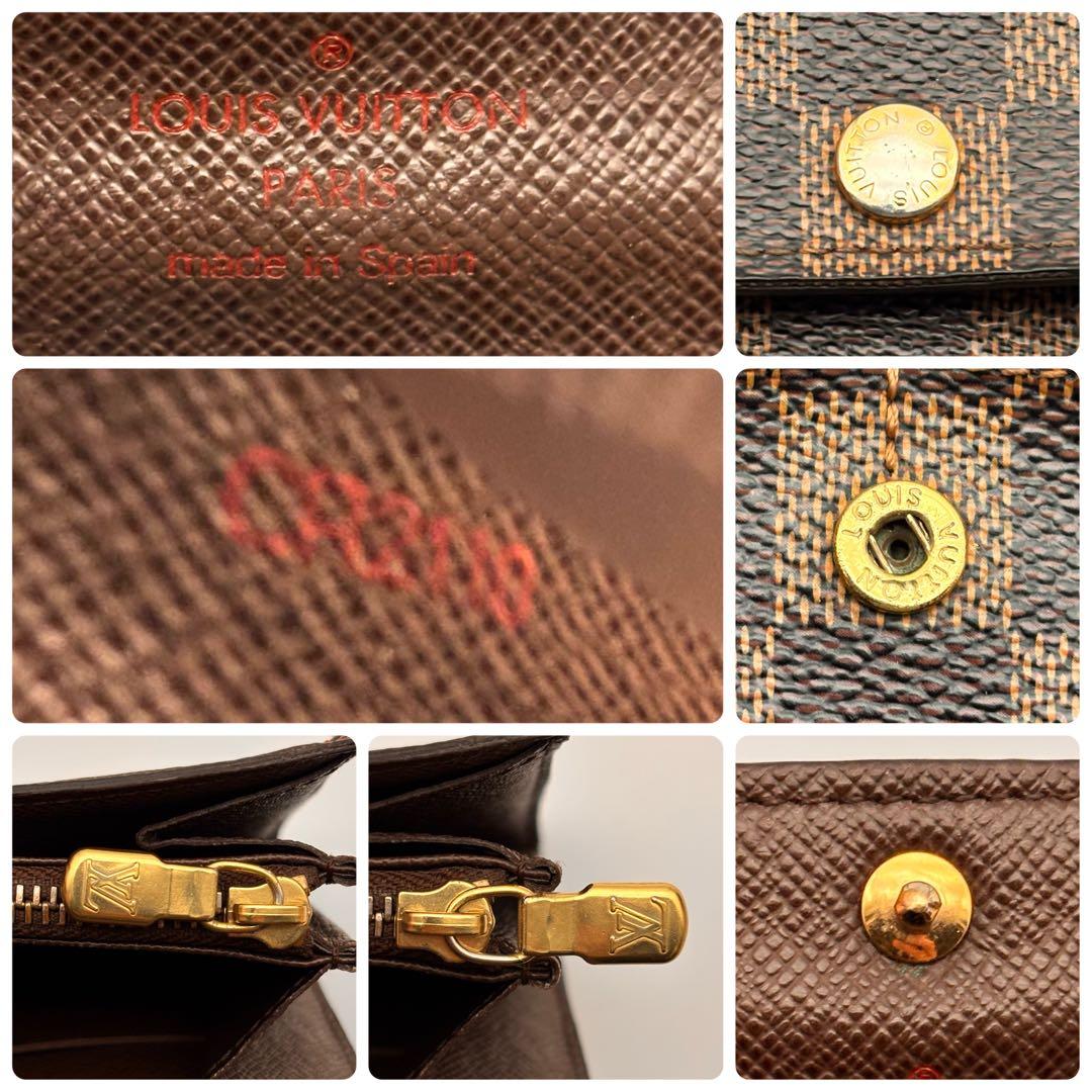 ✨鑑定済み✨ルイヴィトン✨ダミエ✨ポルトフォイユサラ 長財布 10枚