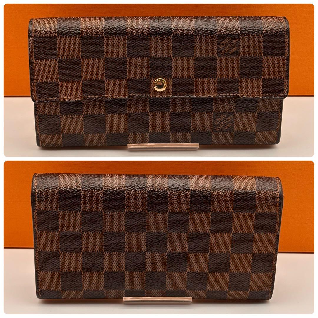 ✨鑑定済み✨ルイヴィトン✨ダミエ✨ポルトフォイユサラ 長財布 10枚
