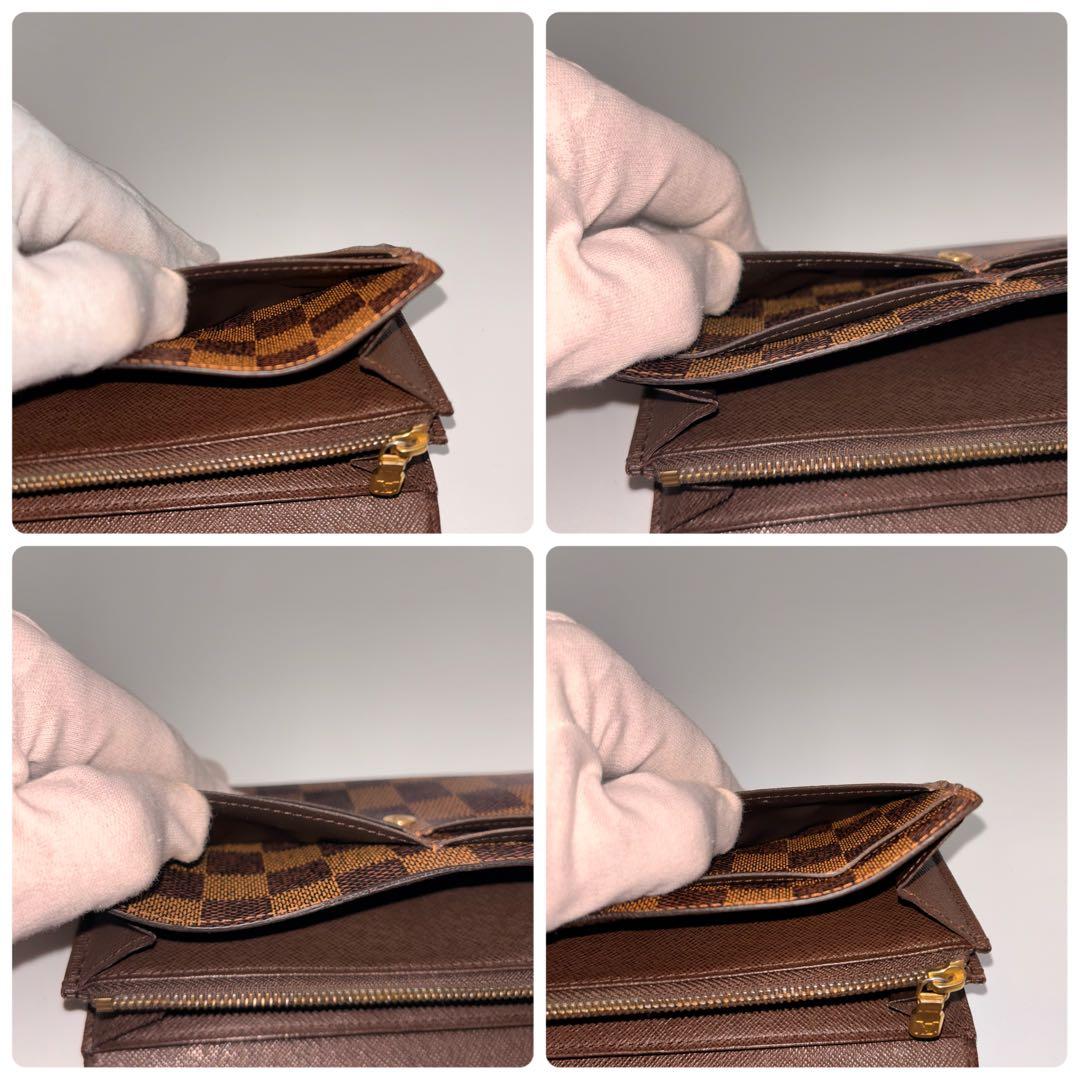 ✨鑑定済み✨ルイヴィトン✨ダミエ✨ポルトフォイユサラ 長財布 10枚